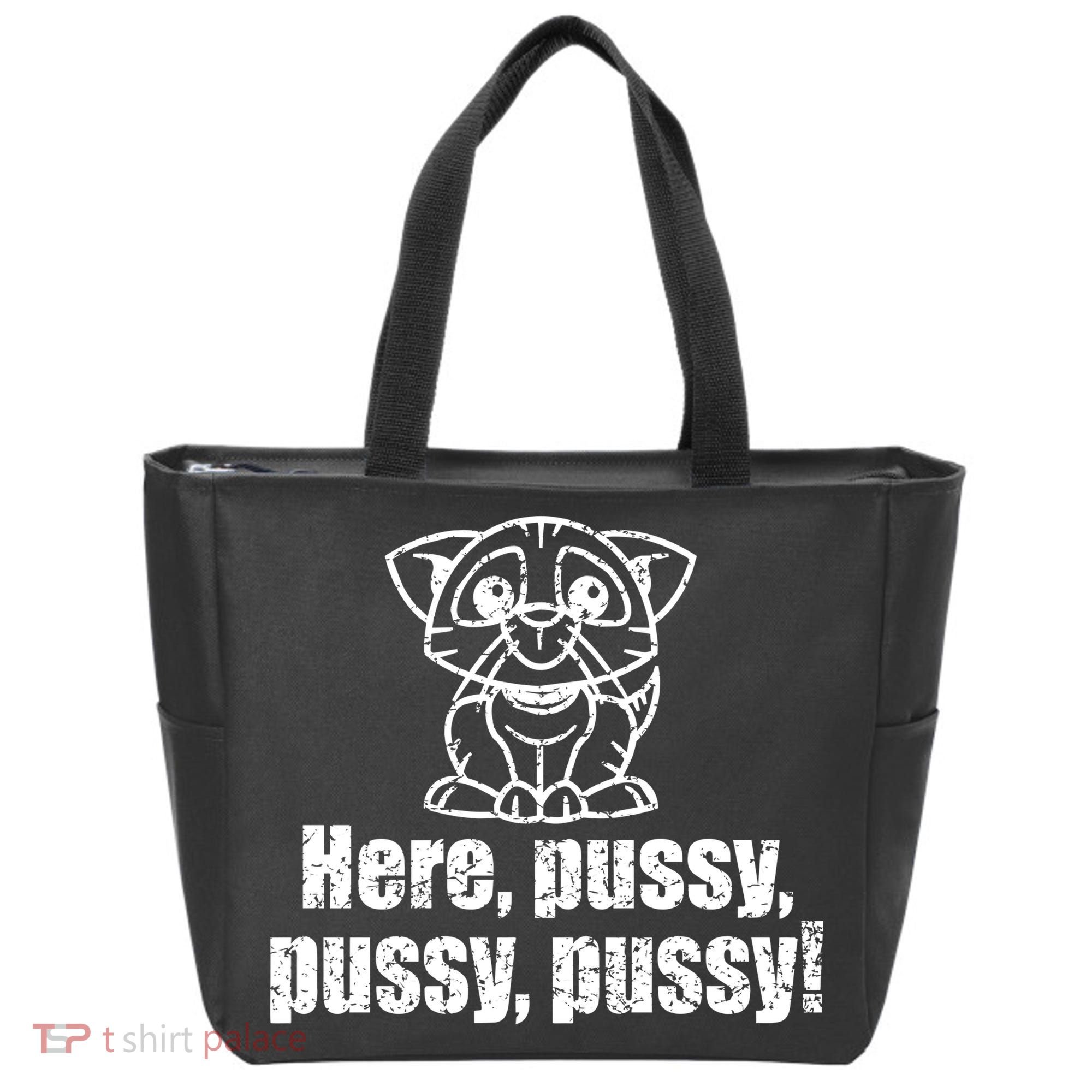Here Pussy Pussy Pussy Cat Tote Bag