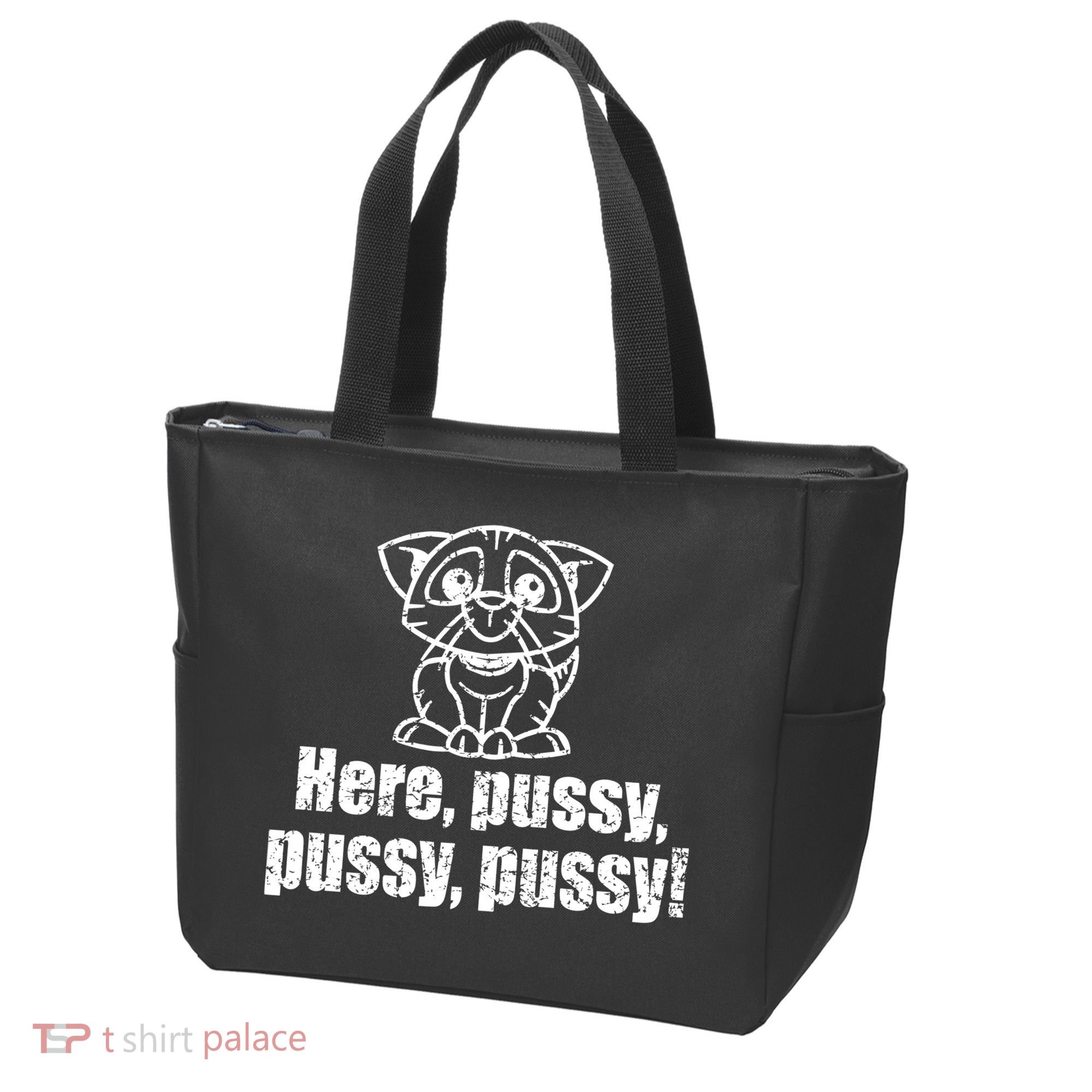 Here Pussy Pussy Pussy Cat Tote Bag