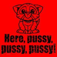 Here Pussy Pussy Pussy Cat Santa Hat thumb 1