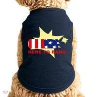 Here To Bang Independence Day 4th of July Doggie Tank thumb 0