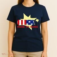Here To Bang Independence Day 4th of July T-Shirt thumb 4