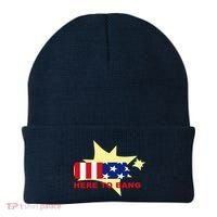 Here To Bang Independence Day 4th of July Beanie thumb 0