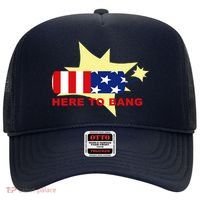 Here To Bang Independence Day 4th of July Hat thumb 0