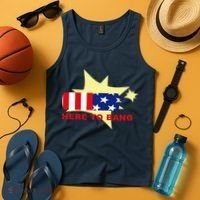 Here To Bang Independence Day 4th of July Tank Top thumb 4