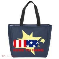 Here To Bang Independence Day 4th of July Tote Bag thumb 0