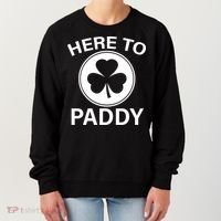 Here To Paddy Funny St Patricks Day Women's Sweatshirt thumb 0
