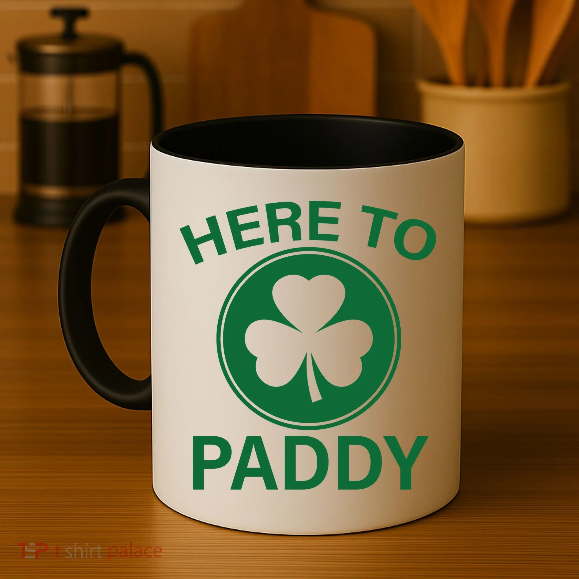 Here To Paddy Funny St Patricks Day Coffee Mug