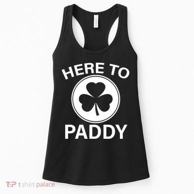 Here To Paddy Funny St Patricks Day Women's Tank Top