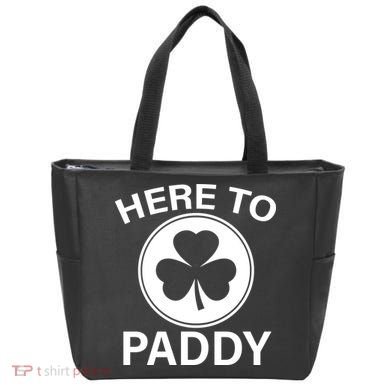 Here To Paddy Funny St Patricks Day Bag