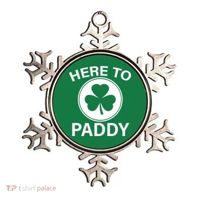 Here To Paddy Funny St Patricks Day Ornament