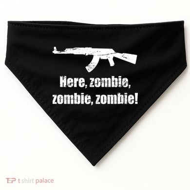 Here Zombie Zombie Zombie USA-Made Doggie Bandana