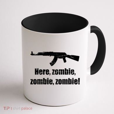 Here Zombie Zombie Zombie Coffee Mug back
