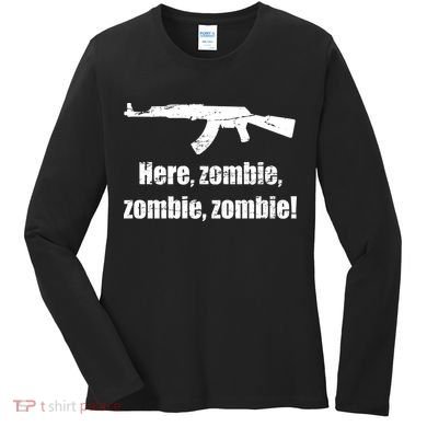 Here Zombie Zombie Zombie Women's Long Sleeve Shirt