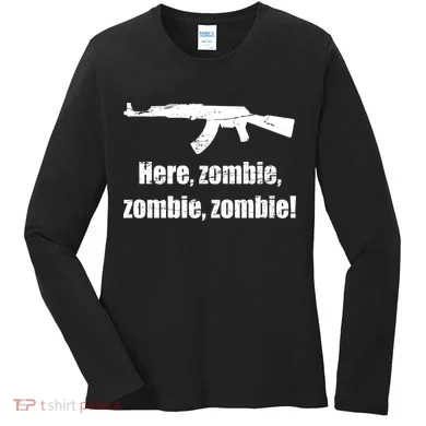 Here Zombie Zombie Zombie Women's Long Sleeve Shirt