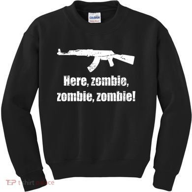 Here Zombie Zombie Zombie Kids Sweatshirt