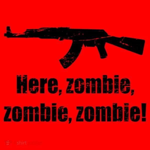 Here Zombie Zombie Zombie Santa Hat