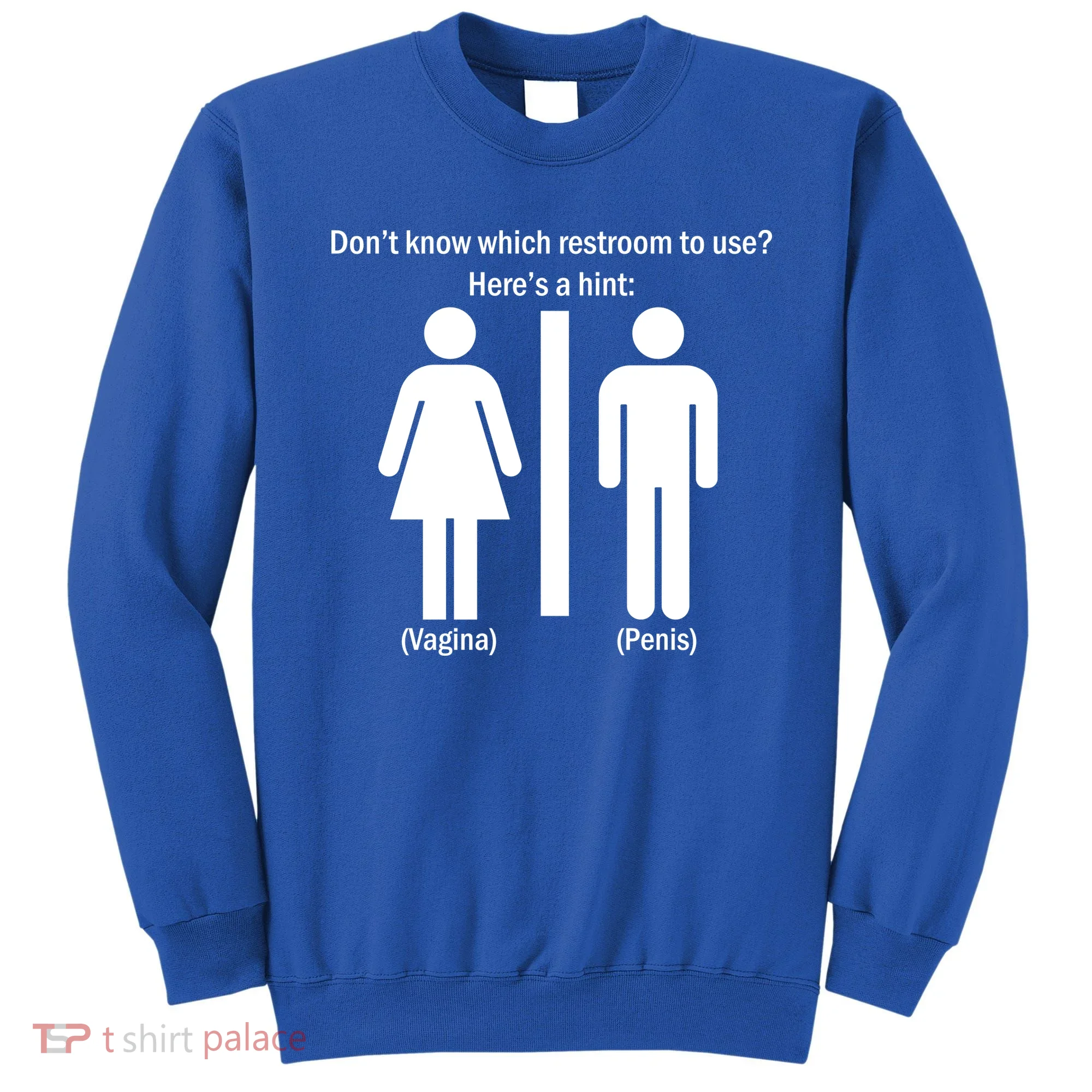 Here's A Hint Vagina Penis Sweatshirt