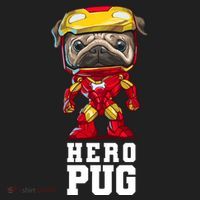 Hero Iron Pug Funny Spoof Tumbler thumb 3