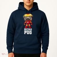 Hero Iron Pug Funny Spoof Hoodie thumb 2