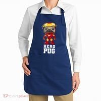 Hero Iron Pug Funny Spoof Apron thumb 2