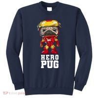 Hero Iron Pug Funny Spoof Sweatshirt thumb 0