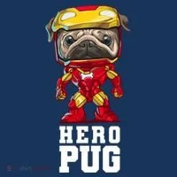 Hero Iron Pug Funny Spoof Bucket Hat thumb 4
