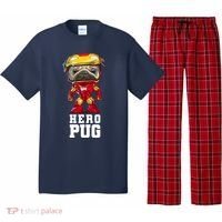Hero Iron Pug Funny Spoof Pajama Set thumb 0