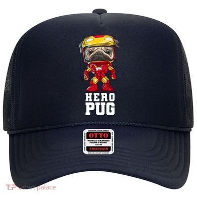 Hero Iron Pug Funny Spoof Hat