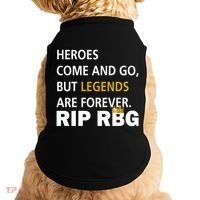 Heroes Come And Go Legends Are Forever RIP RBG Doggie Tank thumb 0