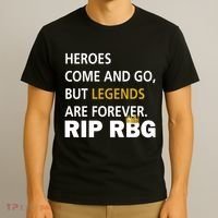 Heroes Come And Go Legends Are Forever RIP RBG T-Shirt thumb 3