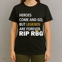 Heroes Come And Go Legends Are Forever RIP RBG T-Shirt thumb 4