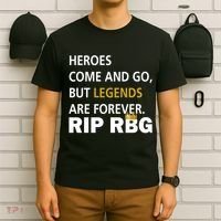Heroes Come And Go Legends Are Forever RIP RBG T-Shirt thumb 6