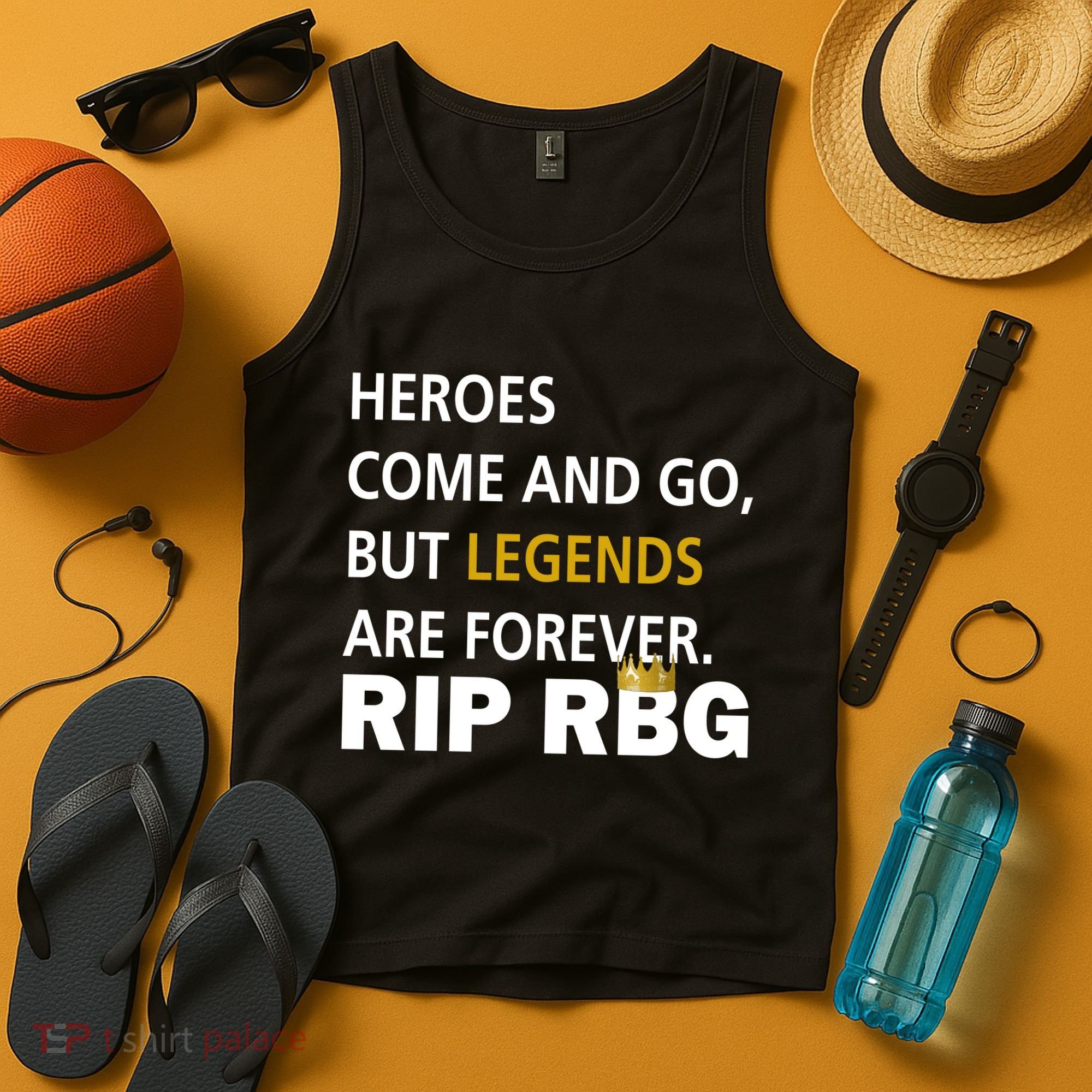 Heroes Come And Go Legends Are Forever RIP RBG Tank Top