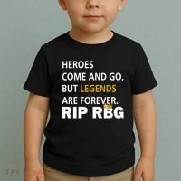 Heroes Come And Go Legends Are Forever RIP RBG Toddler T-Shirt thumb 2