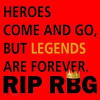 Heroes Come And Go Legends Are Forever RIP RBG Santa Hat thumb 1