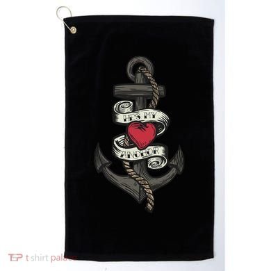 He's My Anchor Golf Towel