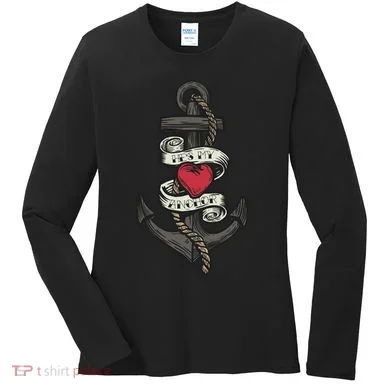 He's My Anchor Women's Long Sleeve Shirt