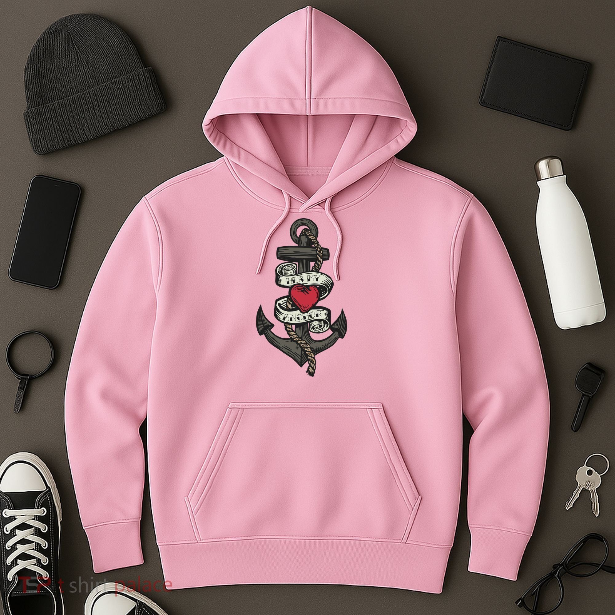 He's My Anchor Hoodie