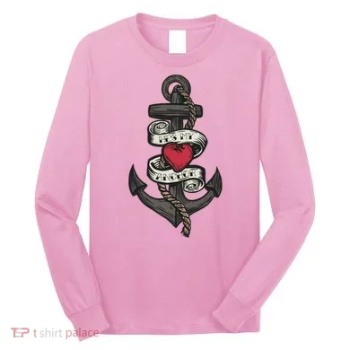 He's My Anchor Long Sleeve Shirt