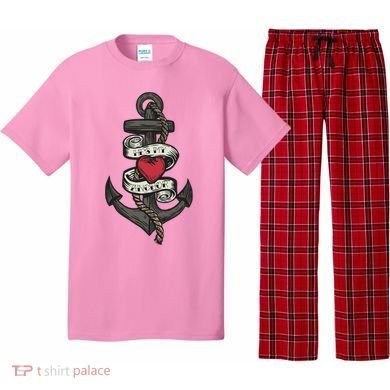He's My Anchor Pajama Set