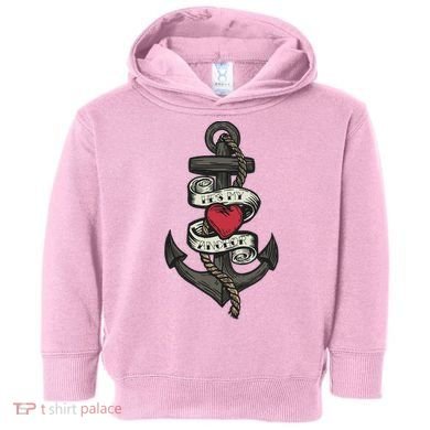 He's My Anchor Toddler Hoodie