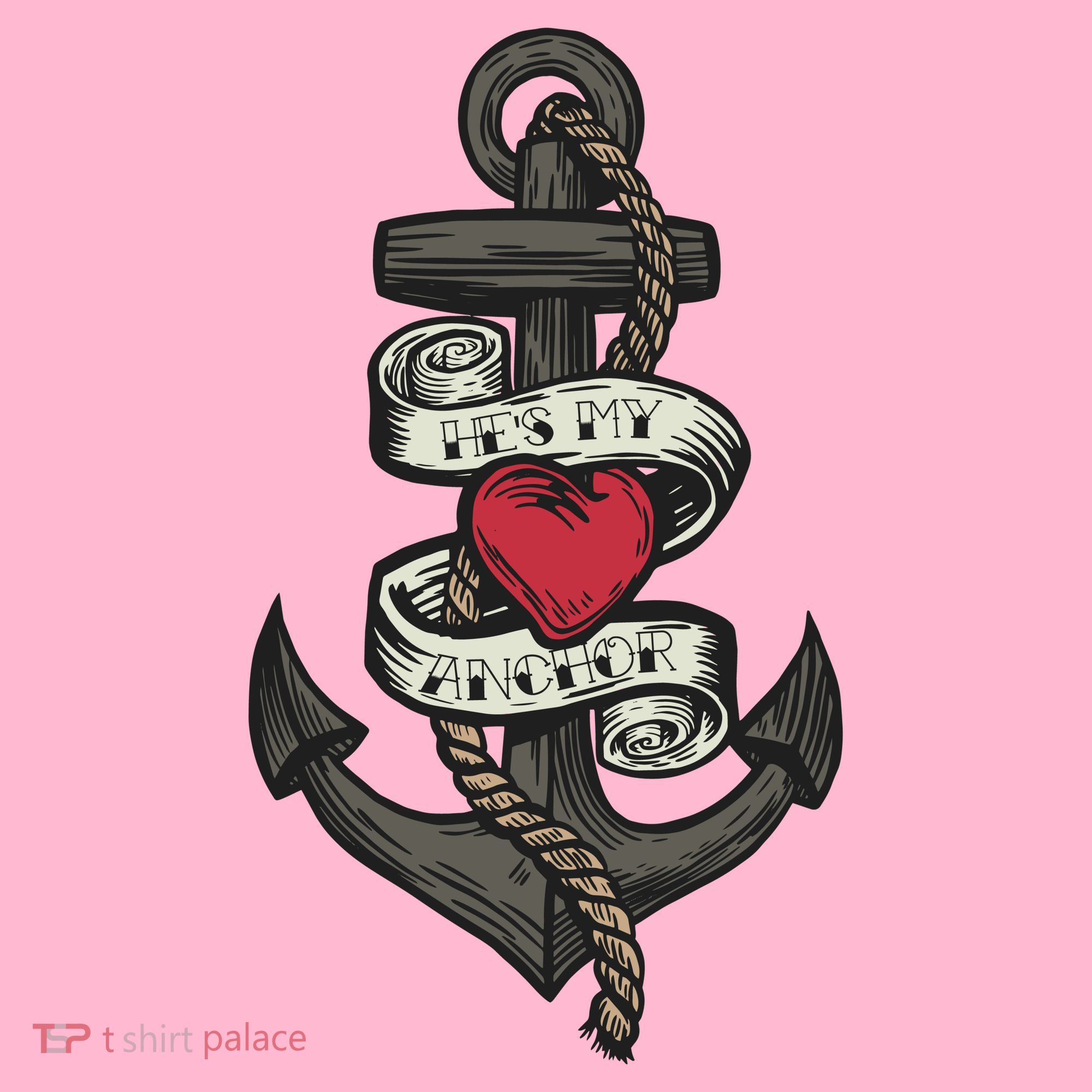 He's My Anchor Toddler Hoodie