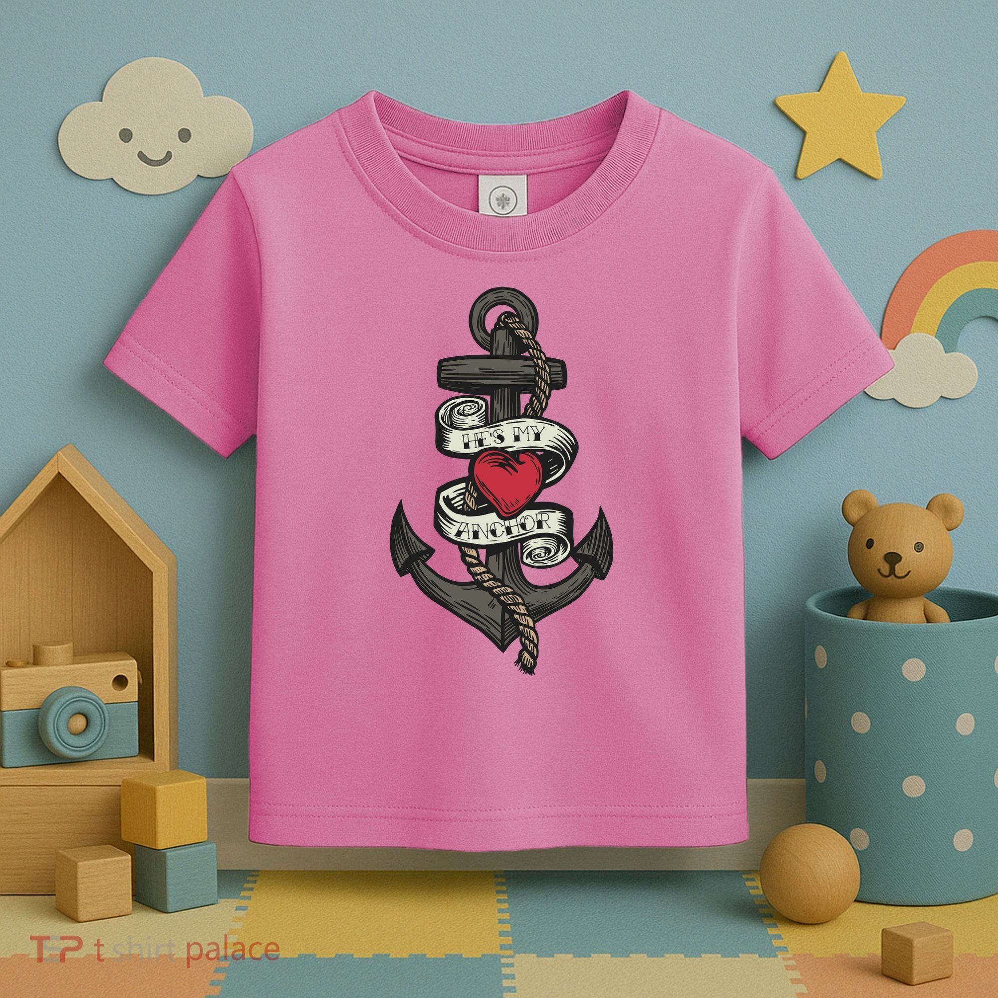 He's My Anchor Toddler T-Shirt