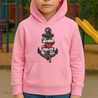 He's My Anchor Kids Hoodie thumb 2