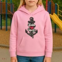 He's My Anchor Kids Hoodie thumb 3
