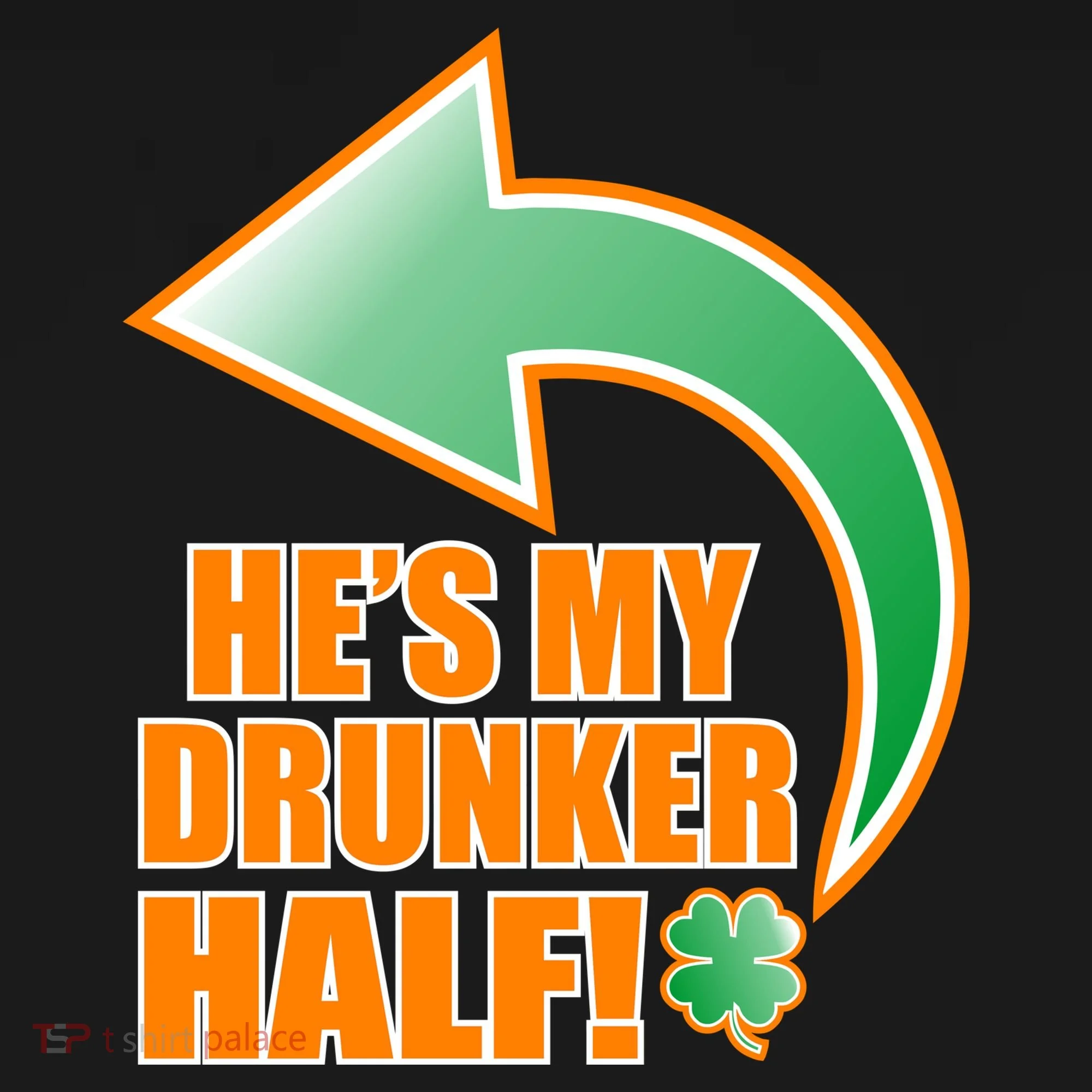 He's My Drunker Half Funny St. Patrick's Day Drinking Doggie Tank