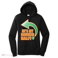 He's My Drunker Half Funny St. Patrick's Day Drinking Women's Hoodie thumb 0