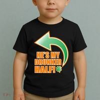 He's My Drunker Half Funny St. Patrick's Day Drinking Toddler T-Shirt thumb 2