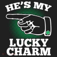 He's My Lucky Charm St Patrick's Day Matching Couples Beanie thumb 2