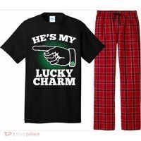 He's My Lucky Charm St Patrick's Day Matching Couples Pajama Set thumb 0